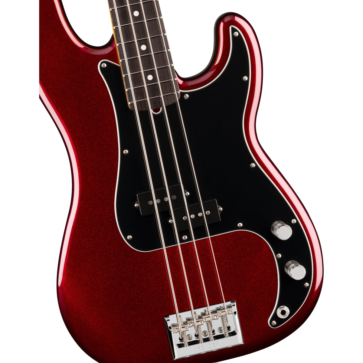 Fender American Professional Precision Electric Bass Guitar, Rosewood Fingerboard - Oxblood