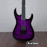 ESP USA M-1 DX Electric Guitar - Dark Purple Sunburst - #US24212 - Mint, Open Box