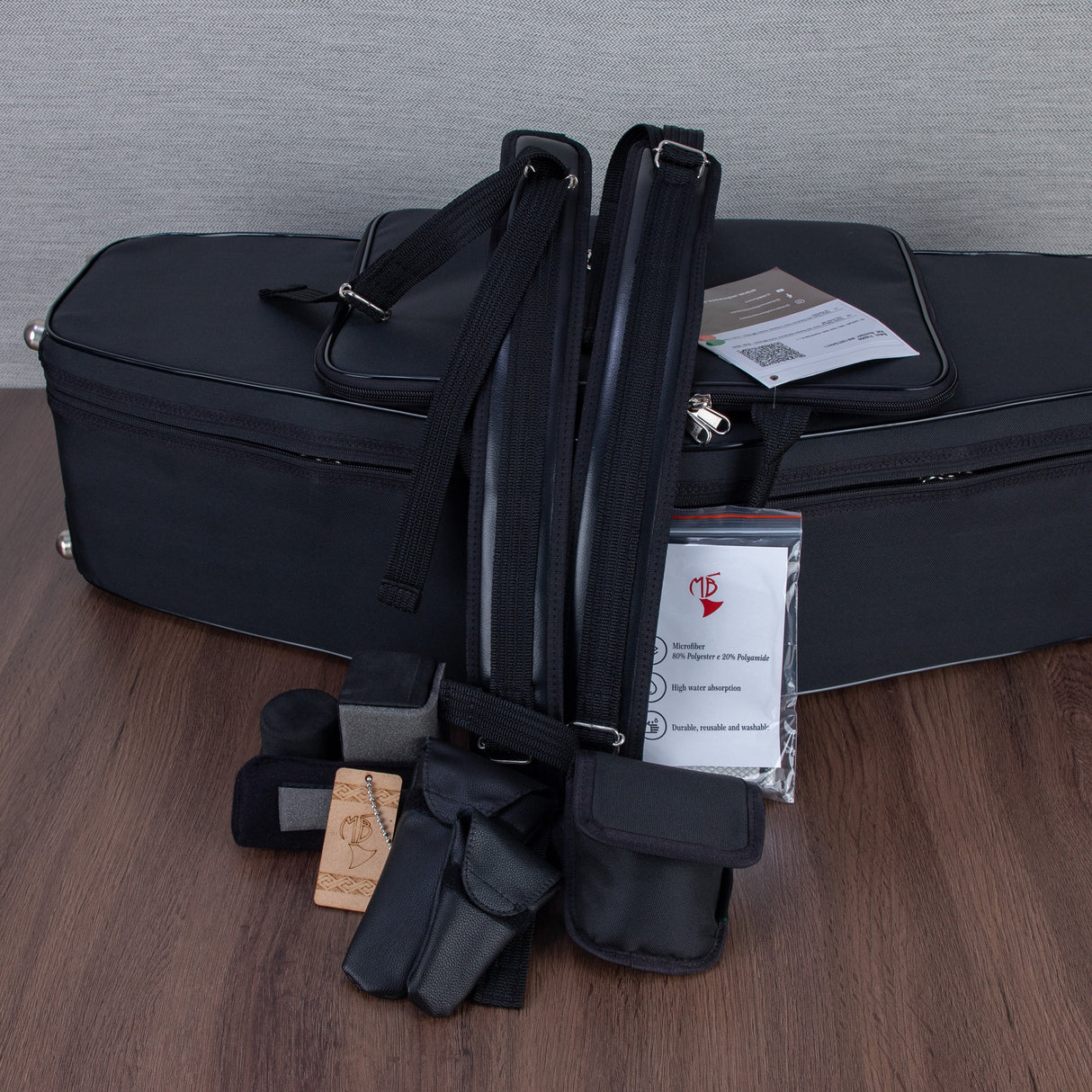 Marcus Bonna Double Case for Tenor and Soprano Sax - Black