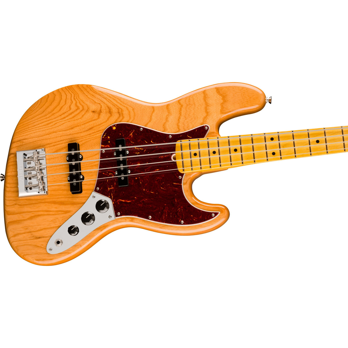 Fender American Professional Jazz Electric Bass Guitar, Maple Fingerboard - Natural