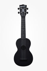 Kala Waterman Soprano Composite Solid Ukulele - Matte Black - New,Matte Black