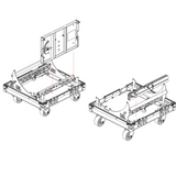 JBL P3319MX Road Case for (4) VTX A6