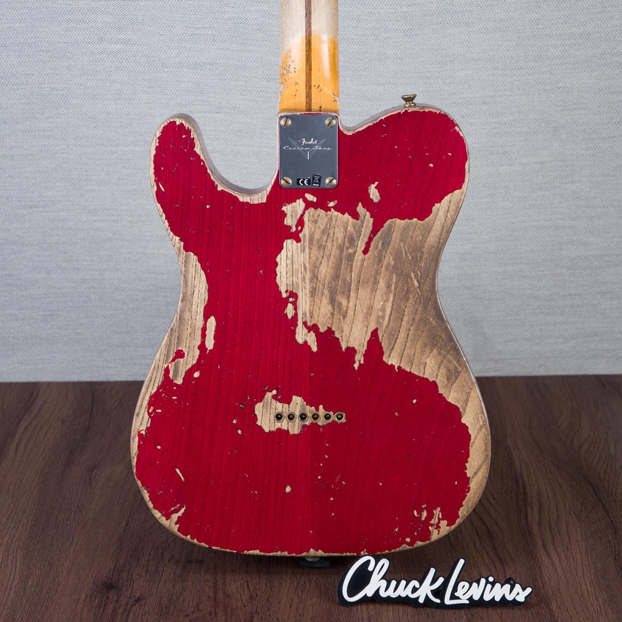 Fender Custom Shop 1952 Telecaster Electric Guitar Super Heavy Relic - Aged Bing Cherry Transparent - #R142796
