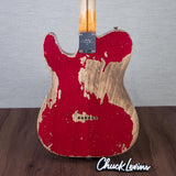 Fender Custom Shop 1952 Telecaster Electric Guitar Super Heavy Relic - Aged Bing Cherry Transparent - #R142796