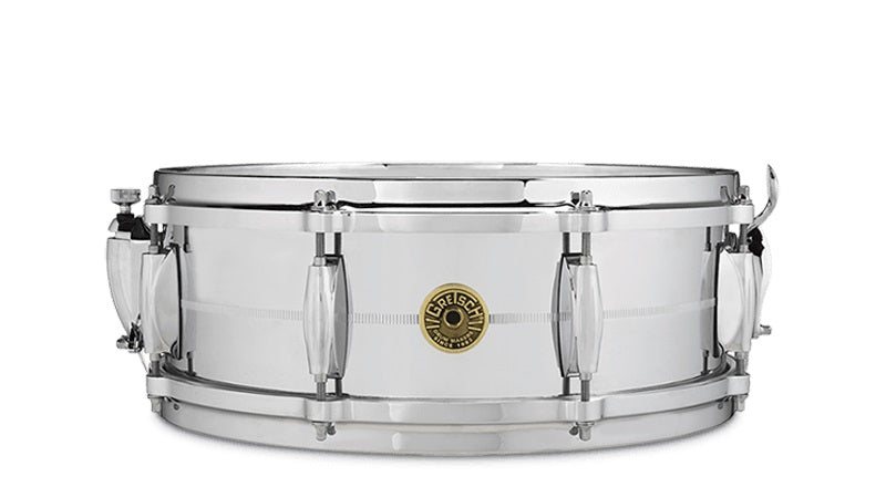 Gretsch G4160 14" x 5" Chrome Over Brass Snare Drum