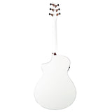 Breedlove Discovery S Concert Acoustic Electric Guitar - Satin White