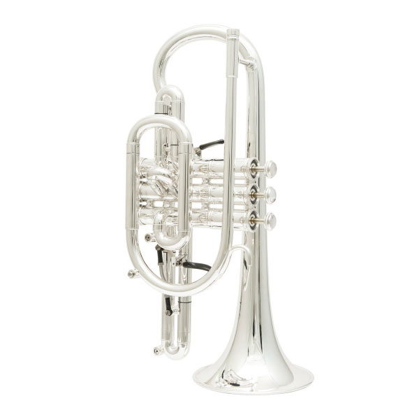 Getzen 3850S Custom Bb Cornet - Silver Plated