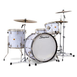 Slingerland 4-Piece Radio King Drum Kit - White Marine