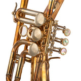 Schagerl "Killer Queen" Rotary Valve Flugelhorn - Raw Brass