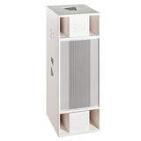 BASSBOSS Sublim8 Column PA Speaker wIth 18-inch Sub - White