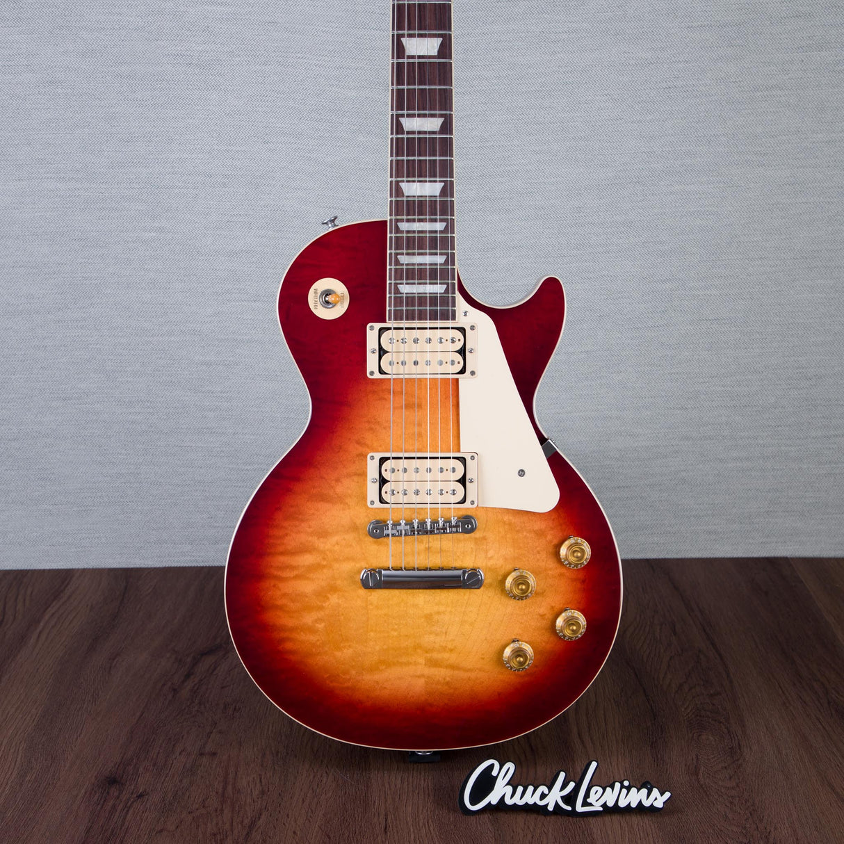 Gibson Les Paul Standard 50s Double Trouble Electric Guitar - Vintage Bourbon Burst - #218350340