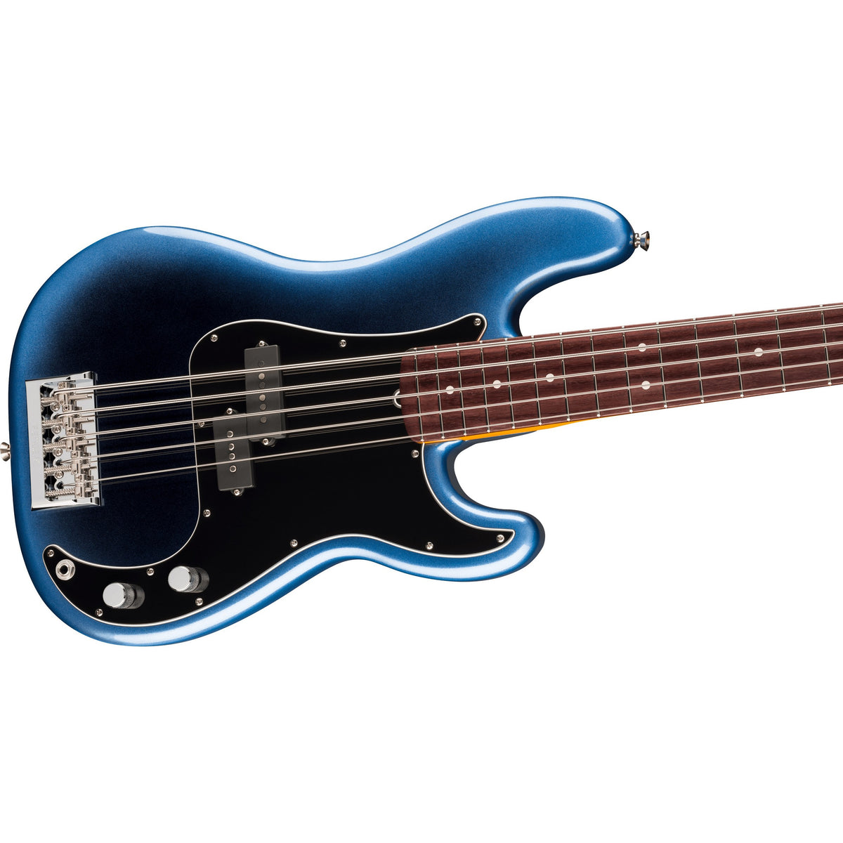 Fender American Professional Precision V 5-String Electric Bass Guitar, Rosewood Fingerboard - Dark Night