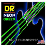 DR Strings NGB-40 Neon Bass Guitar Strings - Green