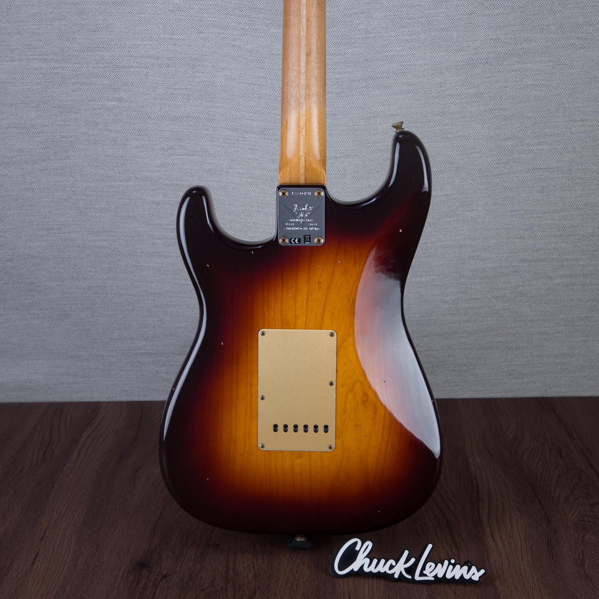 Fender Custom Shop Limited Edition 70th Anniversary 1956 Stratocaster Electric Guitar - Wide Fade Chocolate 2-Tone Sunburst - #LXX0491