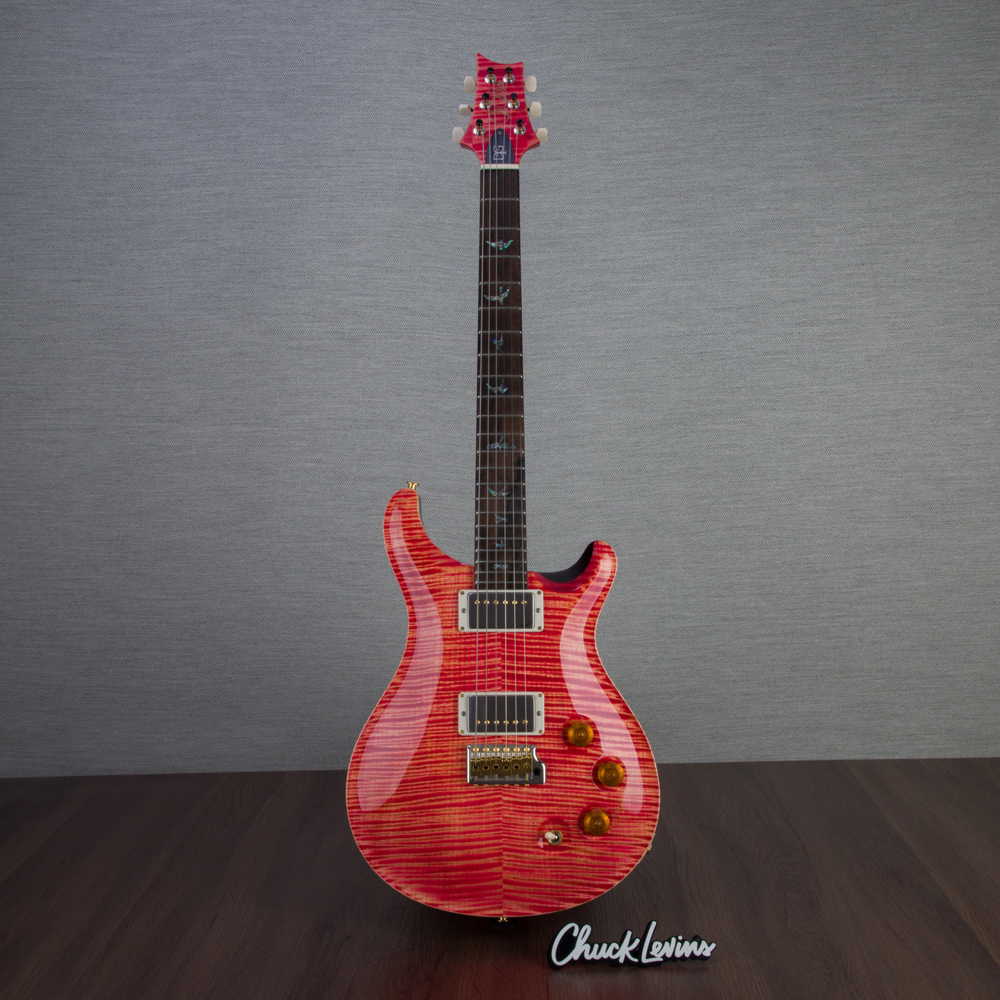 PRS Wood Library DGT Electric Guitar - Private Stock Salmon with McCarty Tobbaco Tone Back - CHUCKSCLUSIVE - #240385595