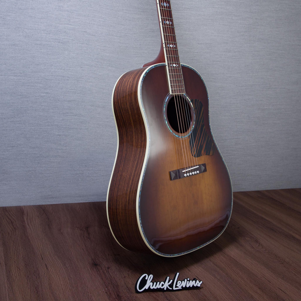 Gibson Custom Shop Limited Edtion Advance Jumbo Anniversary Rosewood/Bearclaw Spruce Acoustic Electric Guitar - Cremona Burst - #21006060