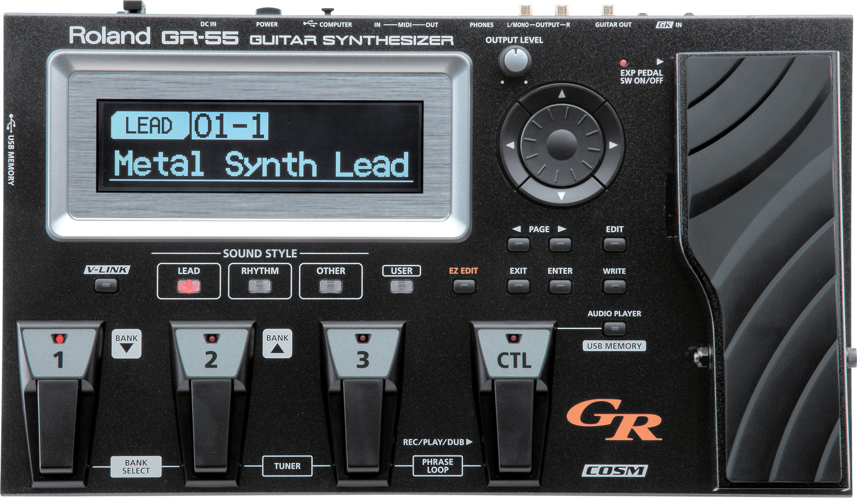 Roland GR-55 Guitar Synthesizer W/ GK-3 Divided Pickup – Chuck