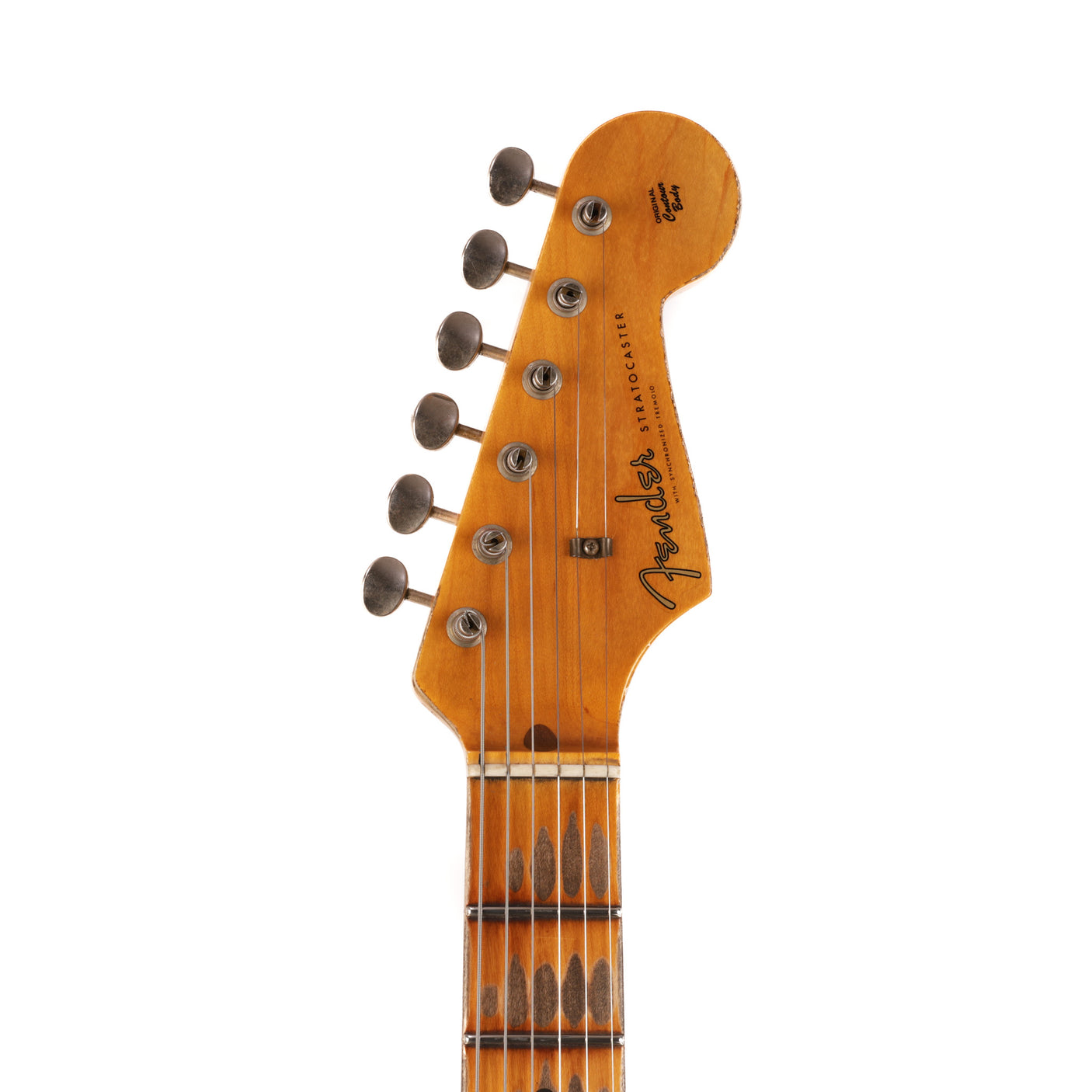 Fender Custom Shop 1956 Stratocaster Heavy Relic Guitar - Aged Vintage White - CHUCKSCLUSIVE - #R125401