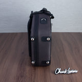 Marcus Bonna Double Sax Case for Alto and Straight Soprano with Detachable Neck - Brown Nylon