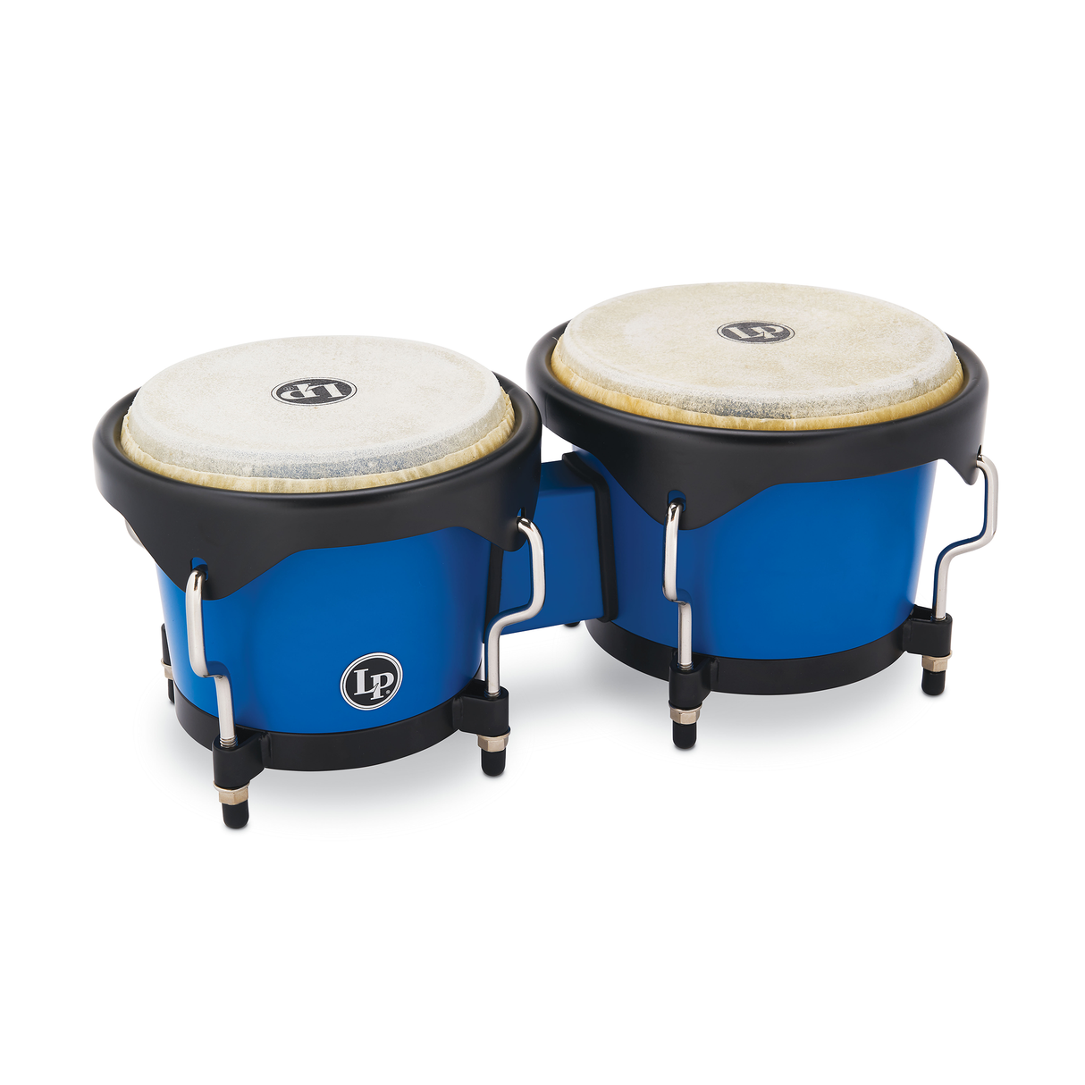 Latin Percussion LP601D-DB-K Discovery Series Bongos with Free Carrying Bag - New,Race Car Blue