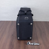 Marcus Bonna Carbon Fiber Quad Case for Alto and Soprano Saxophone, Flute, and Clarinet - Black