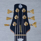 Spector Euro 6 LT Solid Korina Wings 6-String Electric Bass Guitar - Natural Satin - CHUCKSCLUSIVE - #C121NB23483