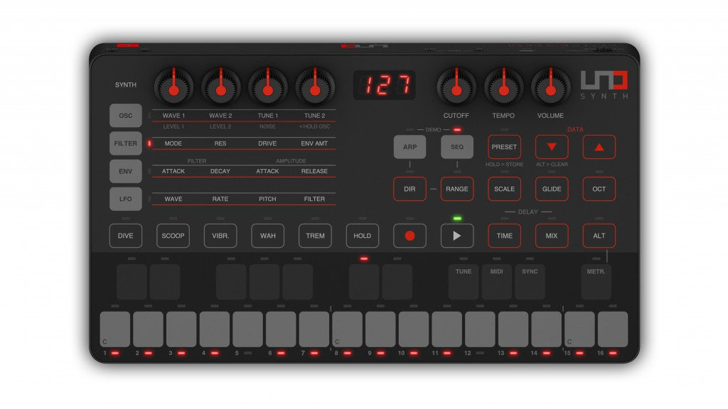 IK Multimedia UNO Synth Portable Synthesizer