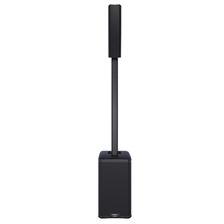QSC KC12-BK 3000-Watts Active 3-Way Column Loudspeaker System - Black
