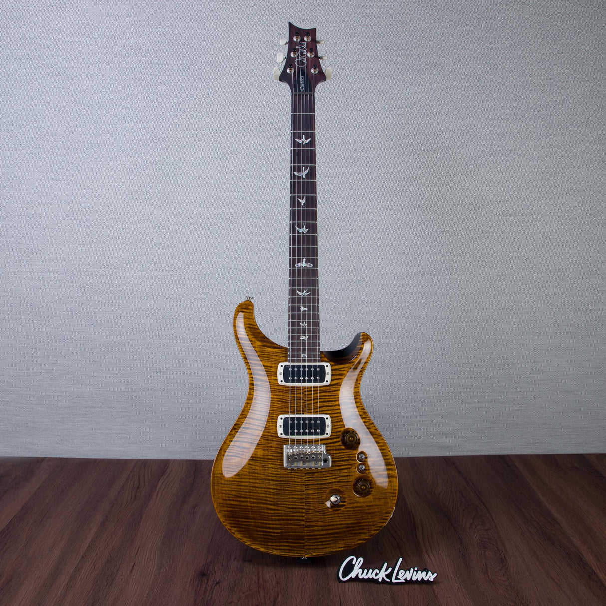 PRS Custom 24-08 10-Top Custom Color Electric Guitar - Orange Tiger - #250416897