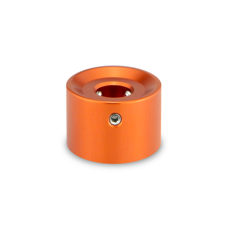 Barefoot Buttons V1 Tall Boy Footswitch Button, Orange - For Common 3PDT Switches