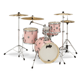 PDP New Yorker Drum Kit With 16 Inch Bass Drum - Pale Rose Sparkle