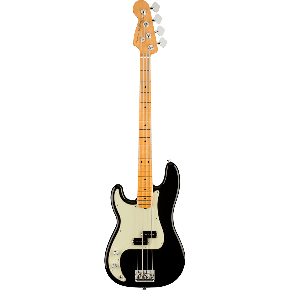 Fender American Professional II Left-Handed Precision Bass Guitar, Maple Fingerboard - Black - Mint, Open Box