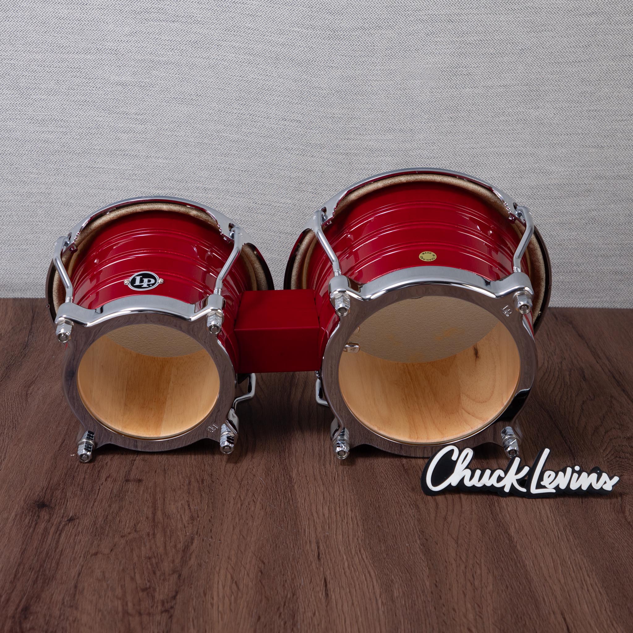 LP Generation II Bongos - Wine Red with Chrome Hardware – Chuck