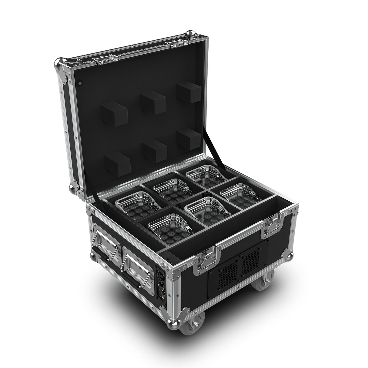 Chauvet Professional WELL FIT X Fixtures 6-Pack with Case