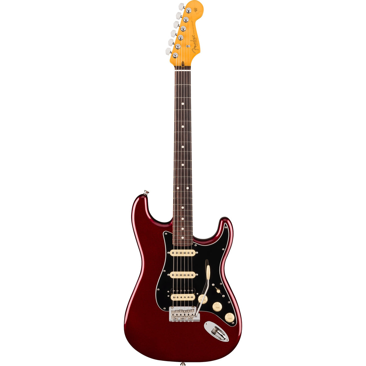 Fender American Professional Stratocaster HSS Electric Guitar, Rosewood Fingerboard - Oxblood