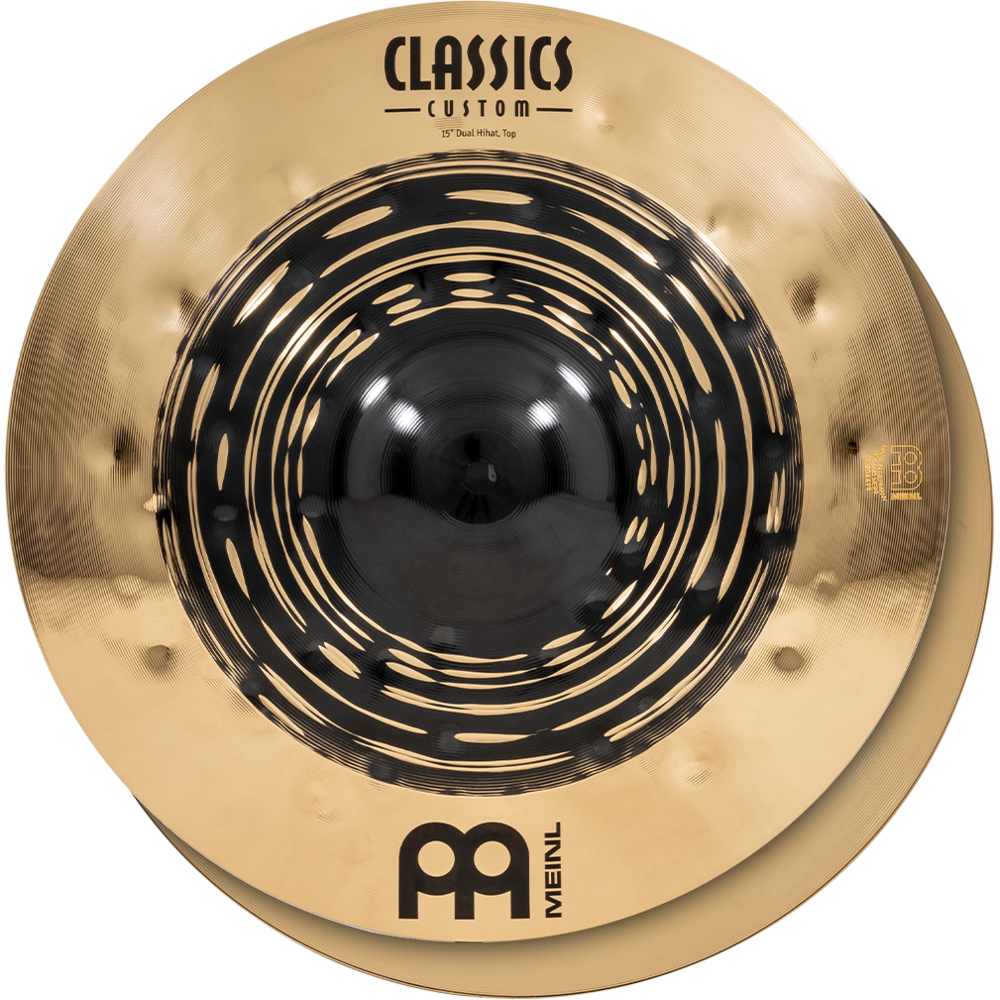 Meinl Classics Custom Dual 15" Hi-Hat Cymbals
