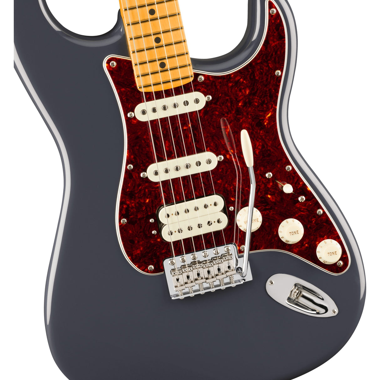 Fender American Professional Classic Stratocaster HSS Electric Guitar, Maple Fingerboard - Faded Black