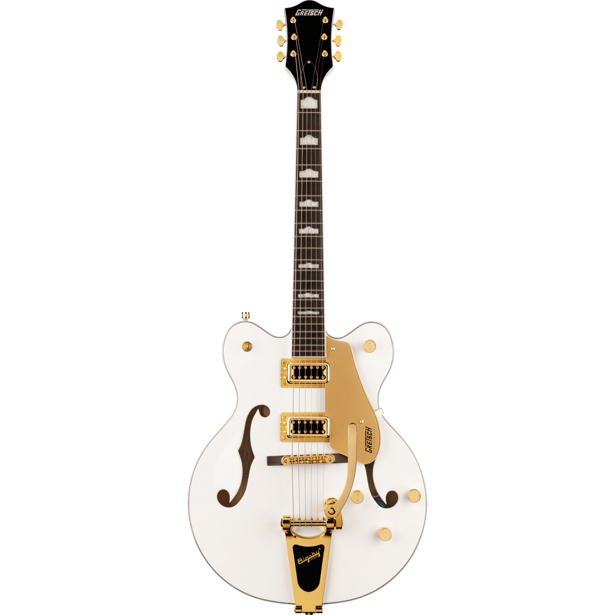 Gretsch G5422TG Electromatic Classic Double-Cut Hollowbody with Bigsby and Gold Hardware - Snowcrest White