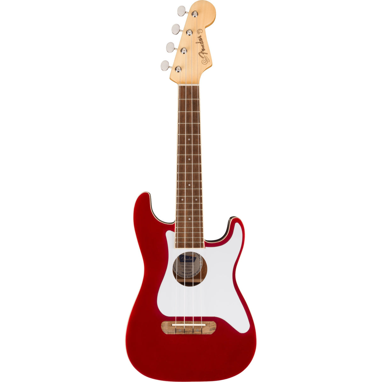 Fender Fullerton Strat Ukulele - Candy Apple Red