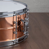 Ludwig Copper Phonic 6.5x14-Inch Snare - Smooth Shell, Tube Lugs