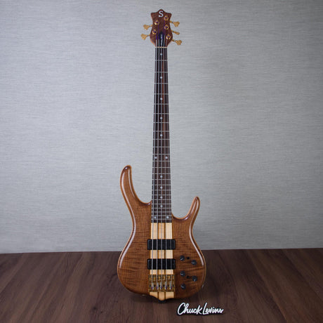 Ken Smith BSR-5TNE-FW Black Tiger Elite 5-String Electric Bass Guitar - Figured Walnut - #5TNE706626