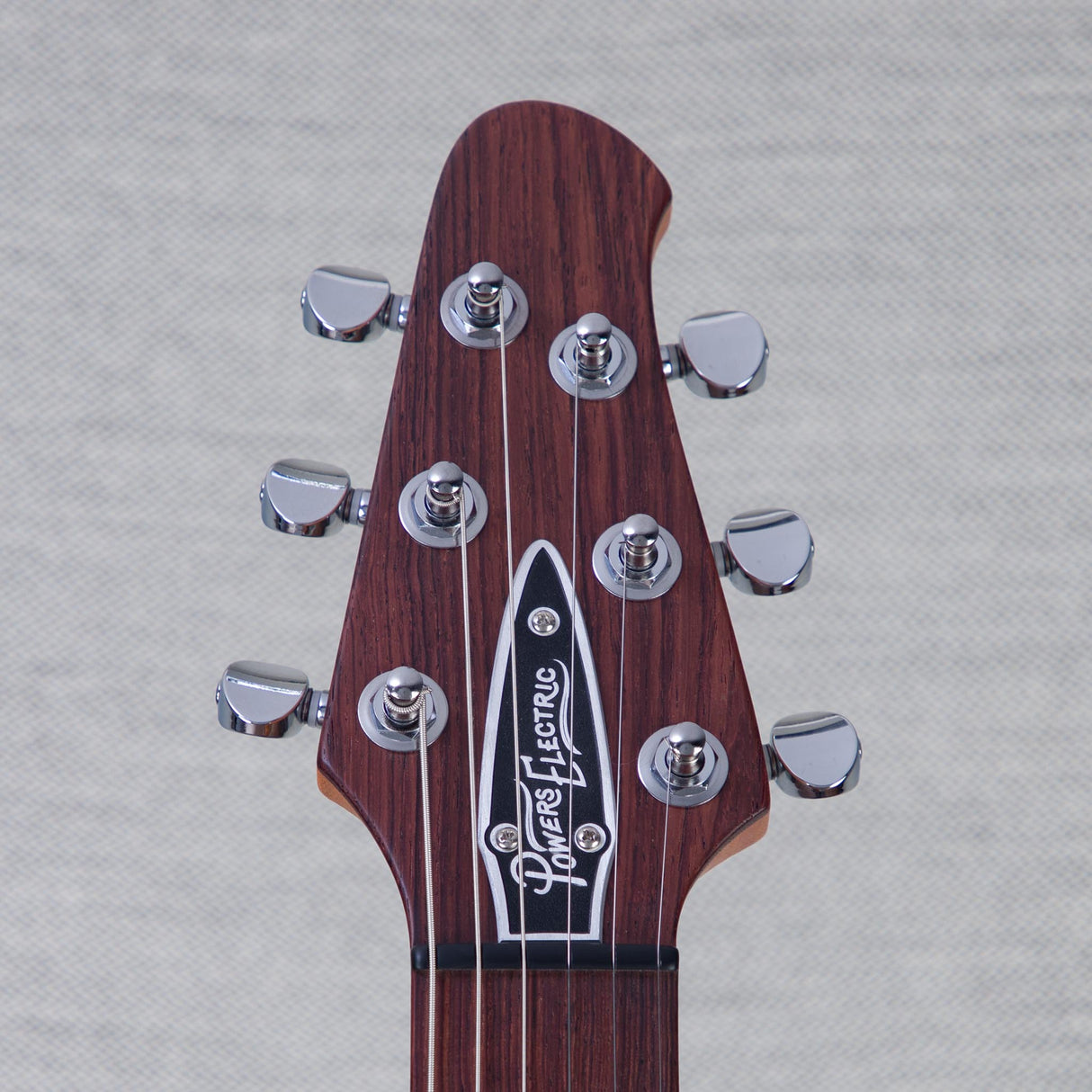Powers Electric A-Type Electric Guitar - Two Tone Dolomite/Silver Top - #B070