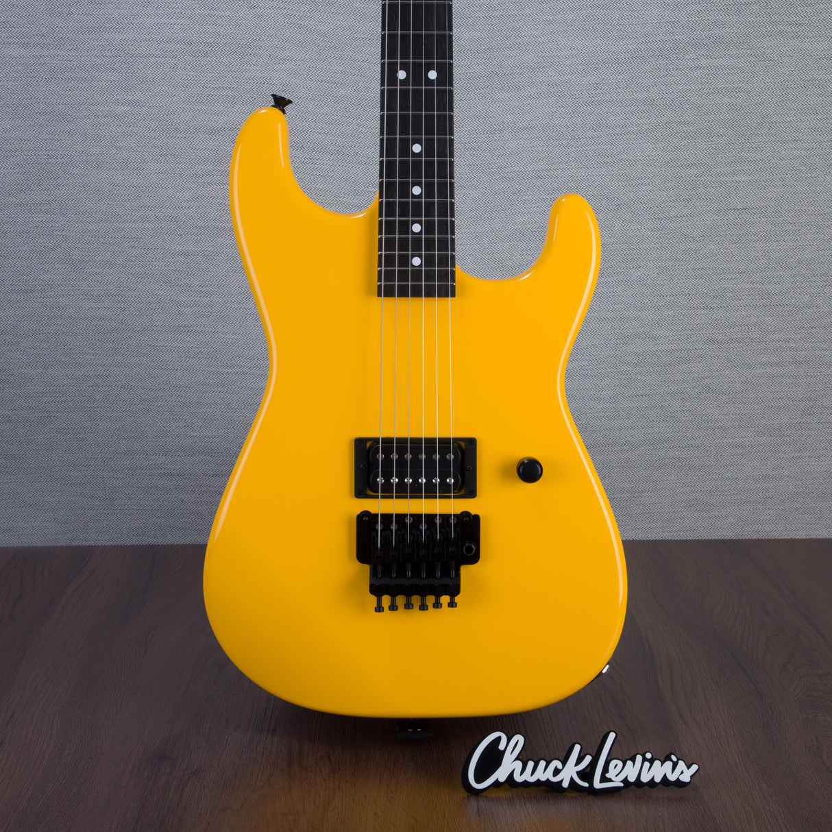 Charvel Custom Shop San Dimas 1H Floyd Rose Masterbuilt by “Big” Rob Knowles - Taxi Cab Yellow - #RK0079