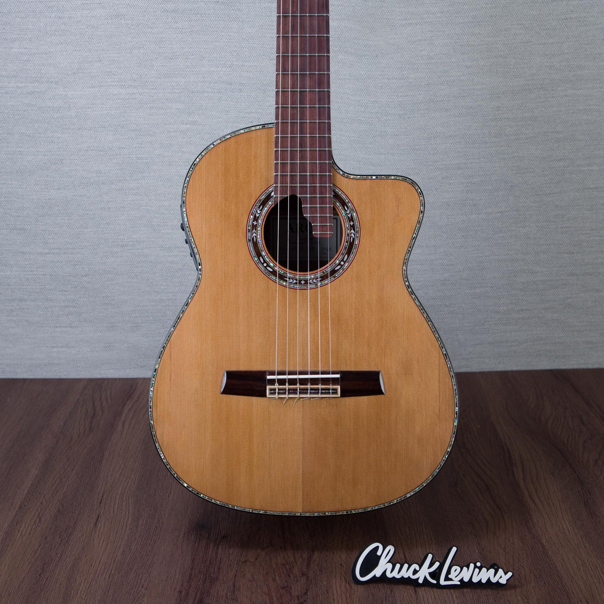 Arce AR5-4-CE-CD Sapele/Cedar Acoustic Electric Requinto - #0119