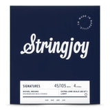Stringjoy 4-String Nickel-Wound Bass Strings - Long Scale Light Top Heavy Bottom Gauge (.045-.105)
