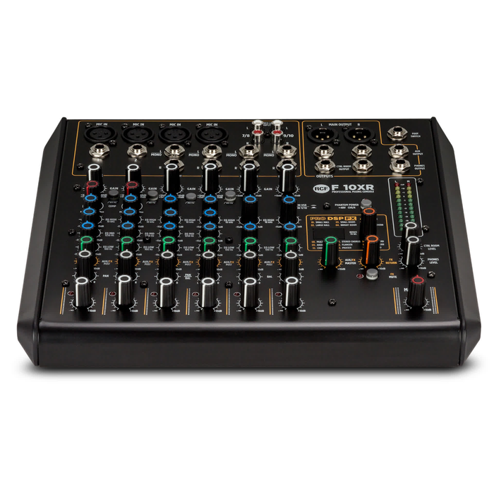 RCF F10-XR 10 Channel Mixer w/ FX And Recording - New