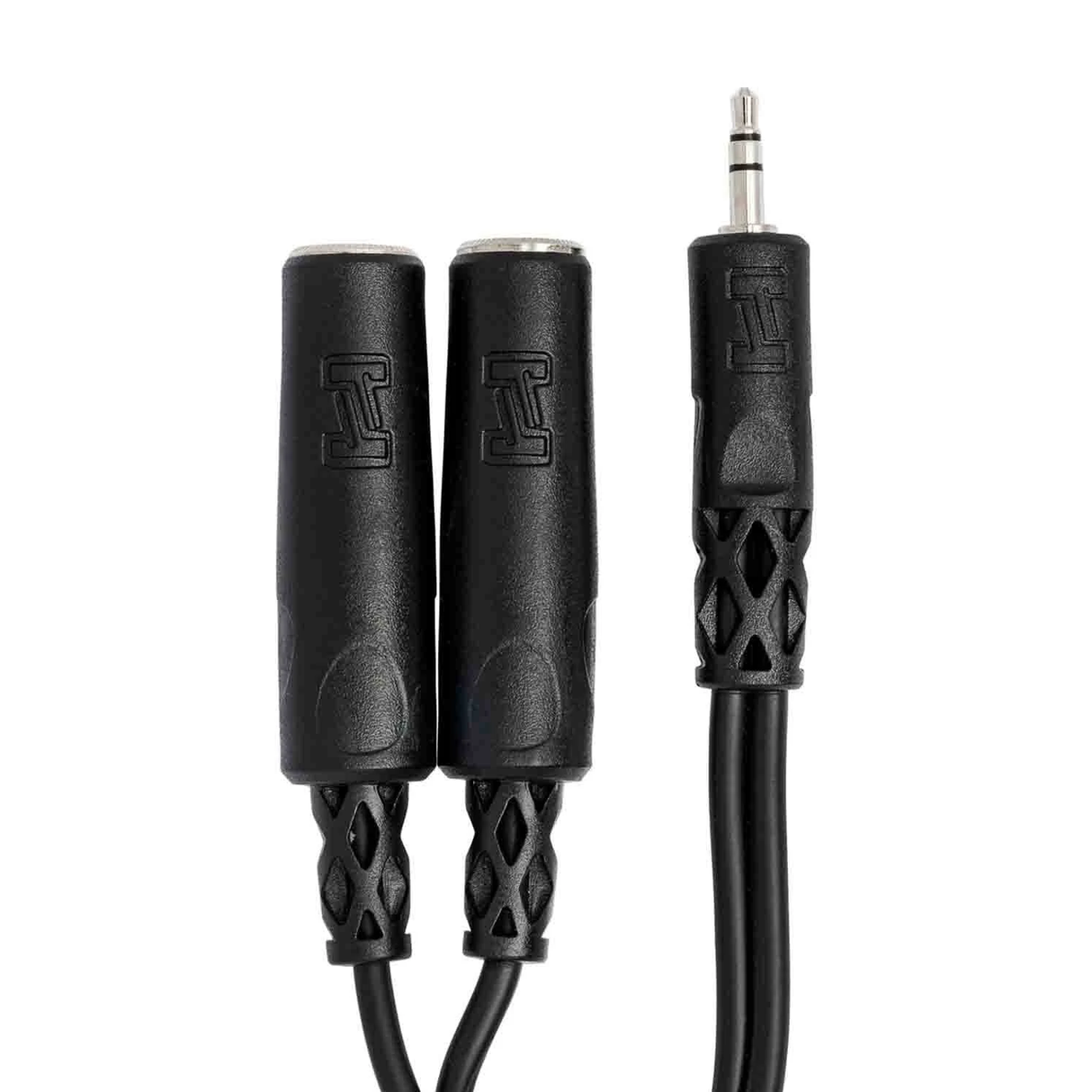 Hosa YMP-233 Y Cable 3.5 mm TRS to Dual 1/4-Inch TRSF