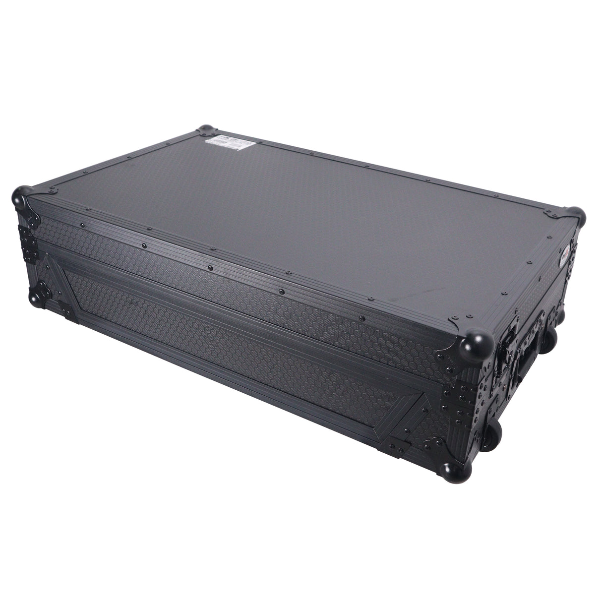 ProX XS-RANESYSONEWLTBLLED Flight Case For RANE SYSTEM ONE Dj Controller Sliding Laptop Shelf & Wheels - Black