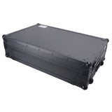 ProX XS-RANESYSONEWLTBLLED Flight Case For RANE SYSTEM ONE Dj Controller Sliding Laptop Shelf & Wheels - Black