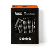 MXR 30-Foot Coil Black Instrument Cable - Right / Straight